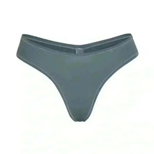 SKIMS COTTON JERSEY DIPPED THONG KYANITE SIZE 2X